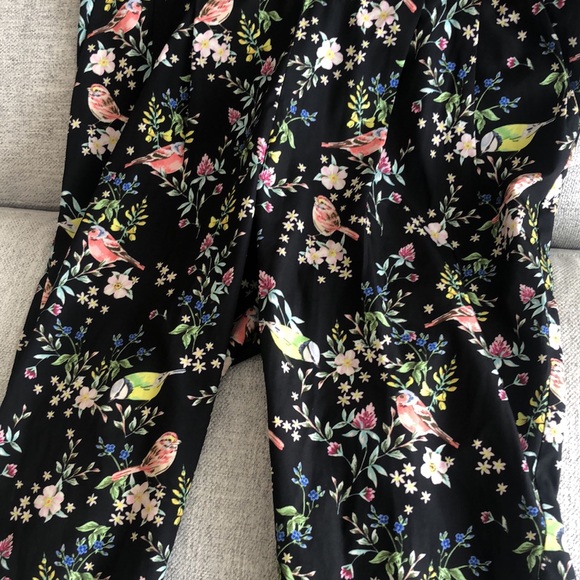Printed elastic waistband trousers, US0/2 - Picture 2 of 4
